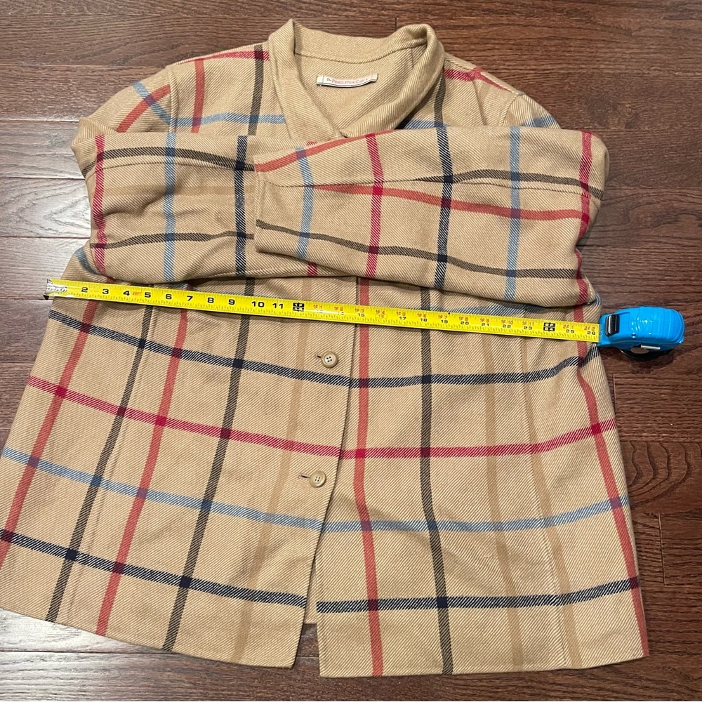 The Pendleton Check Light Brown Jacket Wool Blend… - image 2